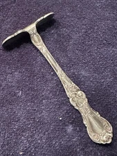 R Wallace & Sons Violet Pattern Silver A1 Baby Food Pusher Pat June 6 03