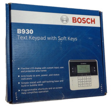 Bosch B930 Security Text Keypad w/ Soft Keys ATM Style-Alpha Numeric Keypad SD12