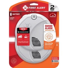 First Alert Wireless Interconnect Battery-Powered Photoelectric Smoke Detector 2
