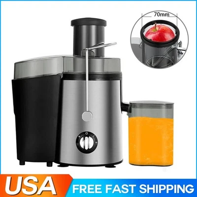800W Electric Juicer Fruit Vegetable Blender Juice Extractor Citrus Machine New
