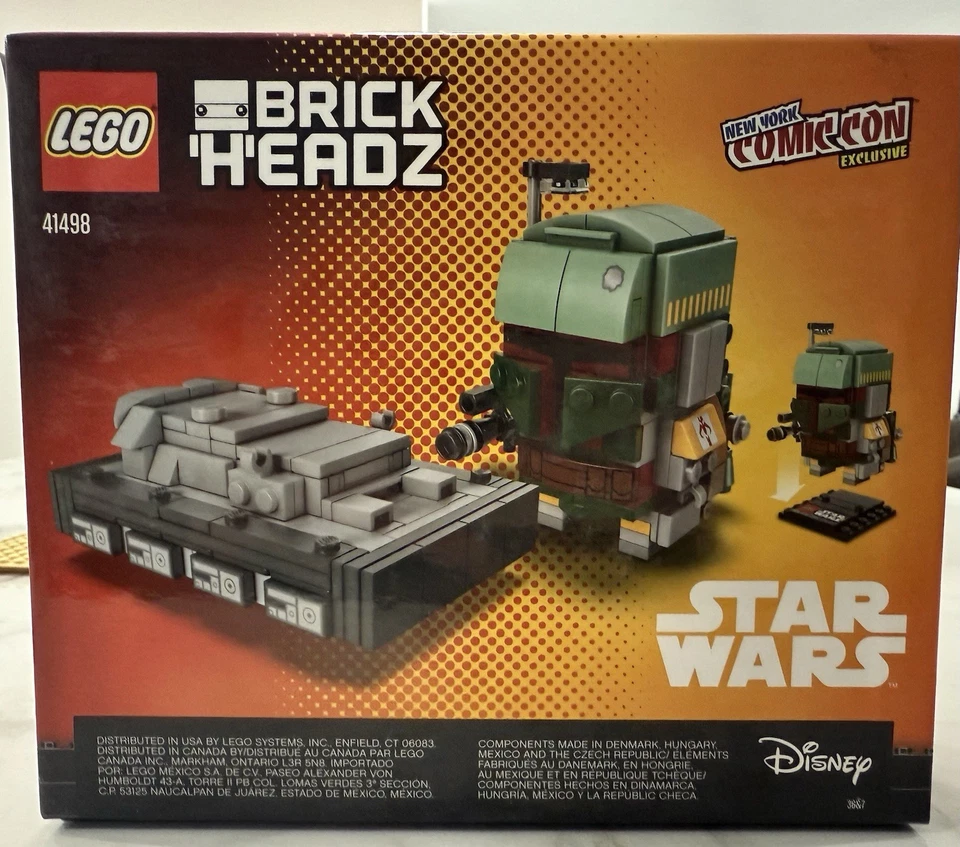 LEGO BRICKHEADZ: Boba Fett y Han Solo en Carbonita (41498) Foto 2 de 2