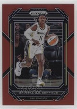 2023 Panini Prizm WNBA Red Prizm 62/199 Crystal Dangerfield #29 14oa