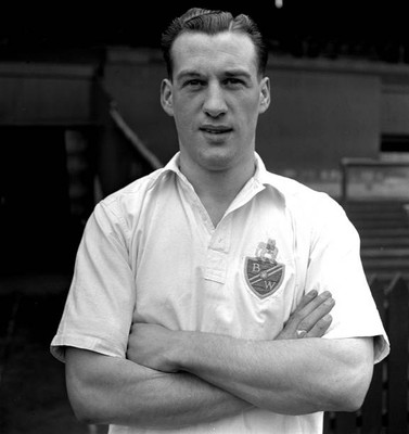 Football Bolton Wanderers International centre forward Nat Lofthouse 1953 Photo