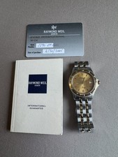 RAYMOND WEIL Geneve Tango Quartz Two Tone Watch - 5590 - WORKING