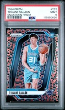 2024 Panini Prizm #262 Tidjane Salaun Snakeskin Prizms Rookie Card RC SP PSA 9