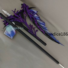 Arknights Hai Mo Scythe Cosplay Prop Game Handheld Weapon Costume Accessory Role