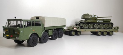 Tatra 813 + trasporta P50+ tank t34 handmade