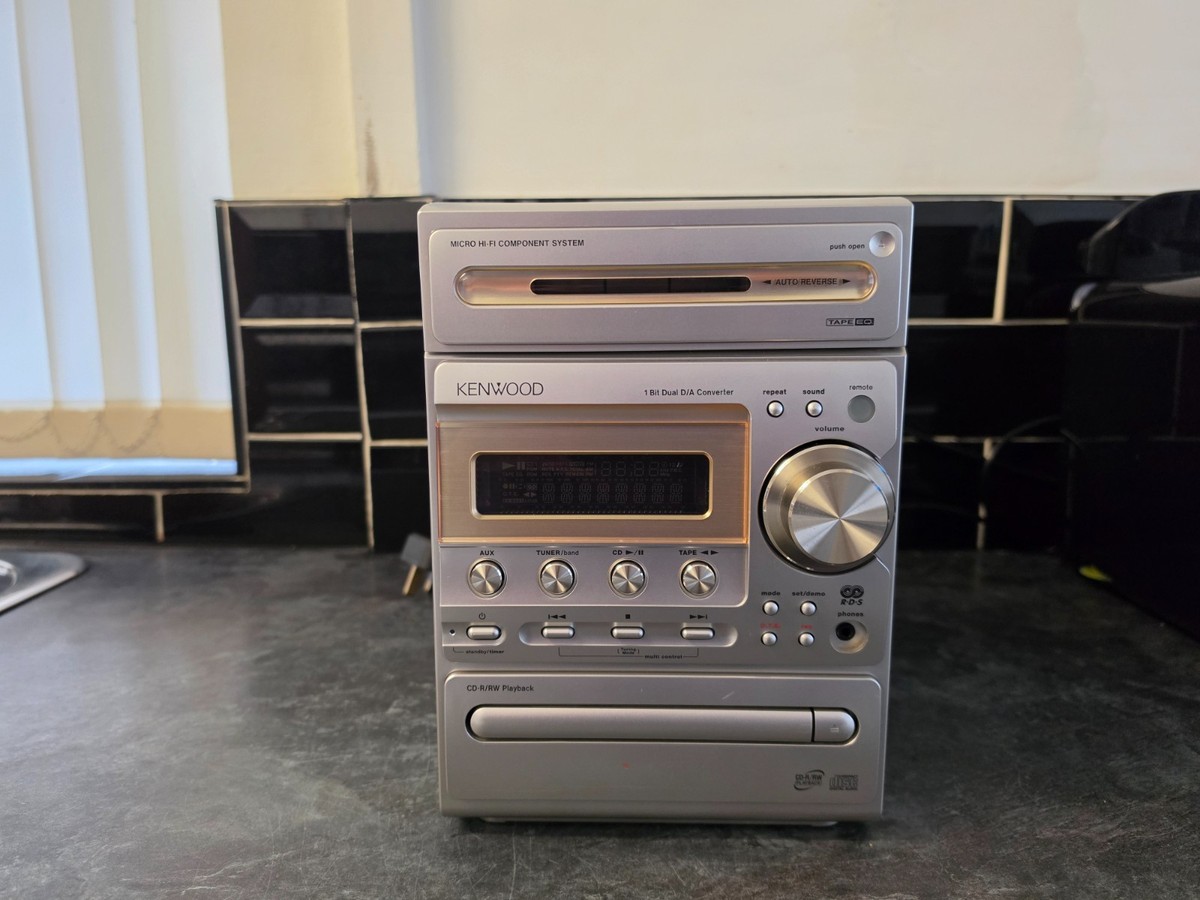Kenwood RXD-M33 Micro Hi-Fi Component System CD Tape Radio AUX | eBay