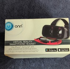ONN Virtual Reality Smartphone Headset Black ...