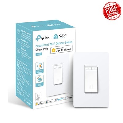 Kasa Smart Dimmer Switch KS220 HomeKit 1-Pack White