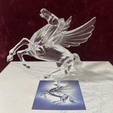Swarovski Crystal SCS The Pegasus Figurine Fabulous Creatures 1998 Box and COA