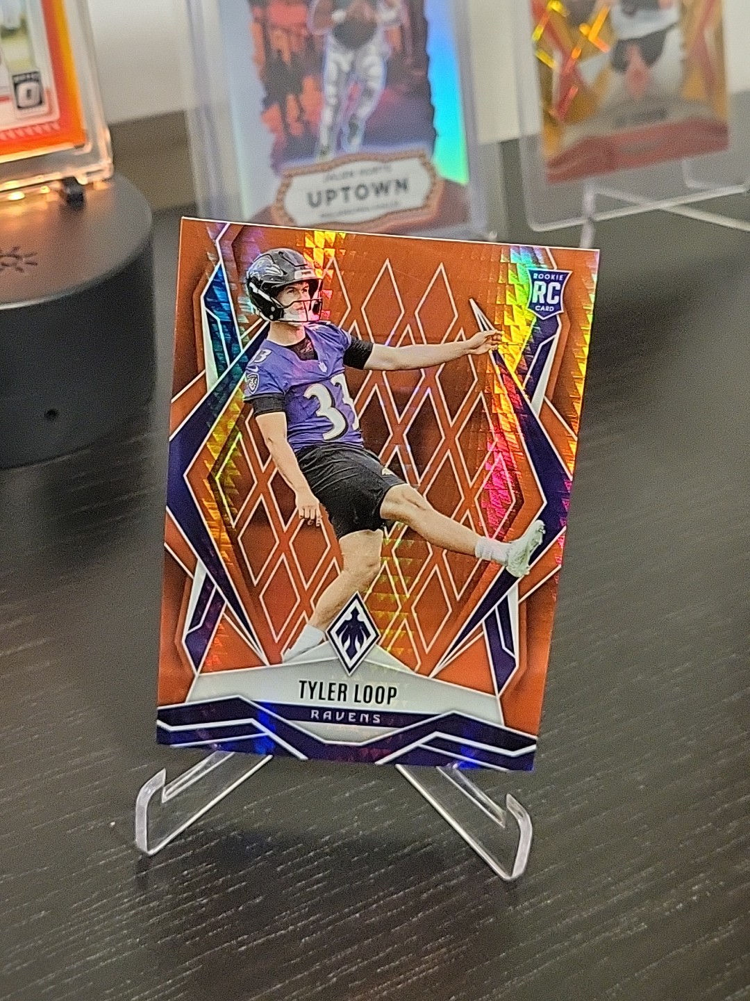 2025 Panini Phoenix - Rookies Tyler Loop #202 Orange Seismic /99 (RC)