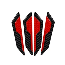 4x Reflective Strip Car Door Edge Scratch Anti-collision Protector Strip Sticker