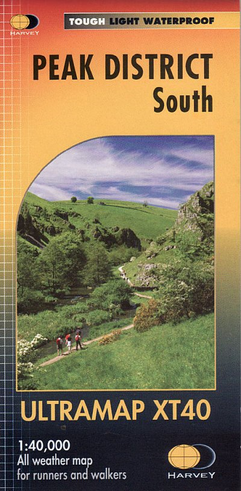 Peak District South Harvey Ultra Map - XT40