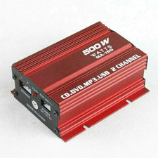 12V 500W Hifi Auto Stereo Audio Verstärker Endstufe 2Kanal Amplifier Kabel 9-14V