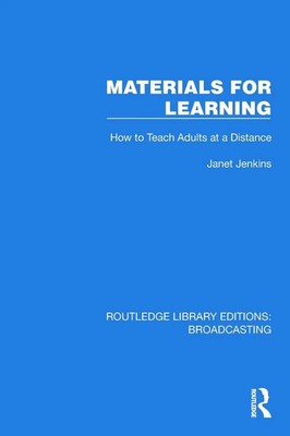 Materials for Learning How to Teach Adults at a Distance Janet Jenkins Buch 2025