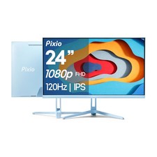 Pixio PX246 Wave Gaming Monitor 24in 120Hz FHD 1080p IPS Adaptive Sync Blue