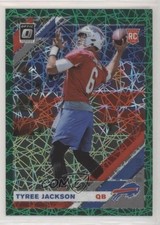 2019 Panini Donruss Optic Rookies Green Velocity Prizm Tyree Jackson #133 0u7