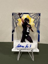 2025 Leaf Trinity Antwann Hill Jr. Clear Autograph Auto Card /35 Football QB