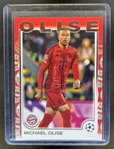 2024-25 Topps UEFA Michael Olise Team Logo Border #81 Bayern Munchen