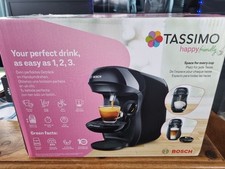 Bosch Tassimo Happy Friendly Hot Drinks Machine Black, TAS102EGB