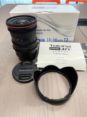 Tokina Cinema 11-16mm T3.0 Zoom Lens Sony E Mount (Metric Focus Scale) OPEN BOX