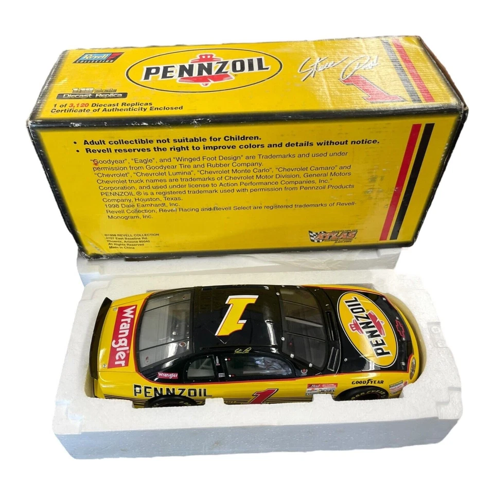 Chevrolet Monte Carlo 1998 Steve Park Pennzoil 1/18 NASCAR Foto 2 de 4