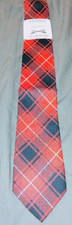 MacIver Tartan Tie Ingles Buchan Scotland Wool NWT 54.5 x 3.425 inches McIver