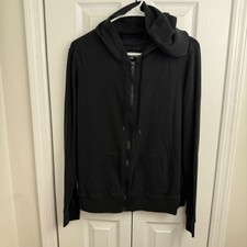 Victoria Sport Black Full Zip Hoodie Jacket Women's M Lightweight Athleisure