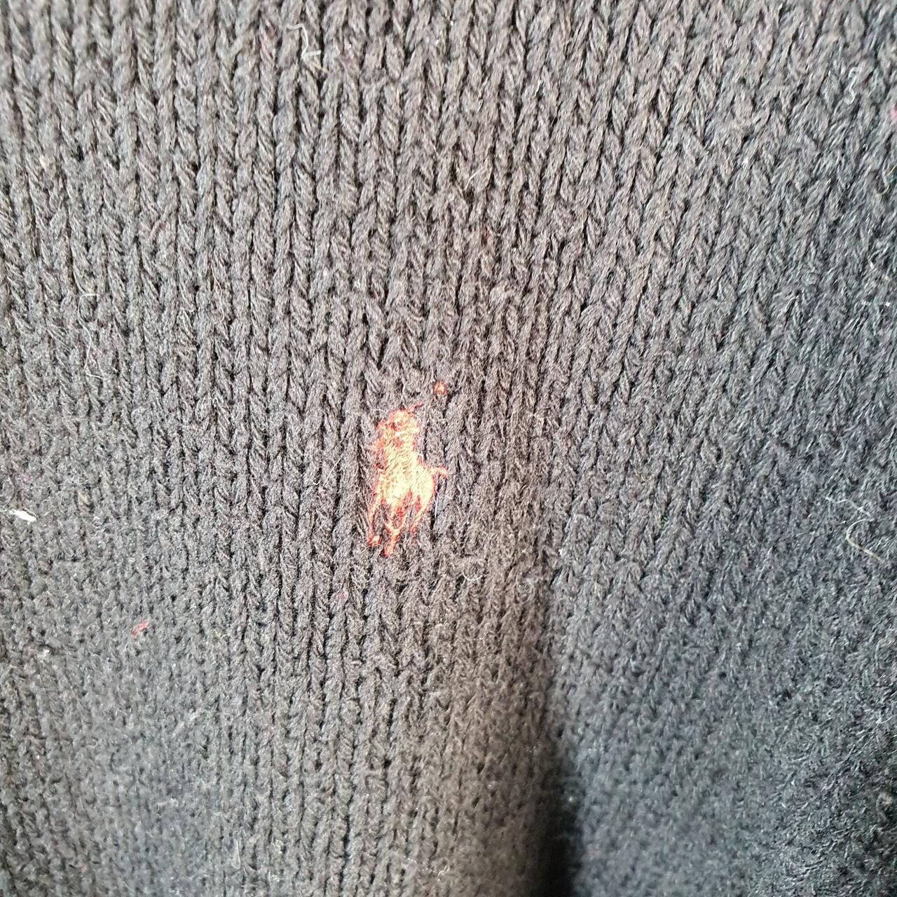 Polo Ralph Lauren Vintage Felpa Pesante Uomo Grande Nero Pullover Pony