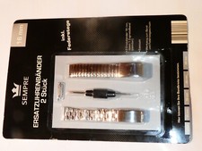 2Ersatzarmbänder für Armbanduhren, 16mm breit, Edelstahl.