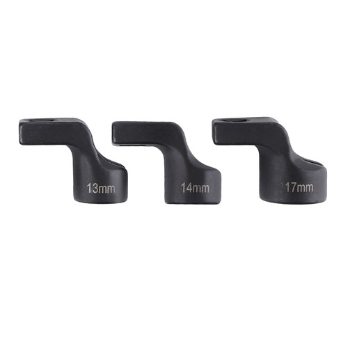 EGT Sensor Werkzeug Set 6tlg Steckschlüssel mit Versatz 13 14 17mm 3/8" CRMO - Picture 4 of 12