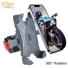 360° Motorcycle Phone Mount Anti-Shake Bike Handlebar Holder for Samsung S25 S24