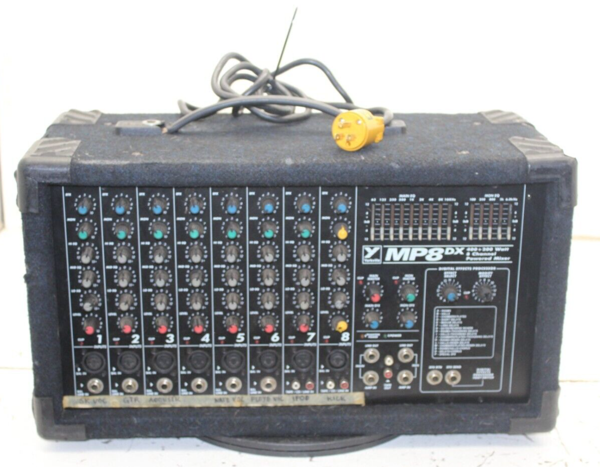Yorkville MP8DX 400+200 Watt 8 Channel Powered Mixer Parts/Repair eBay