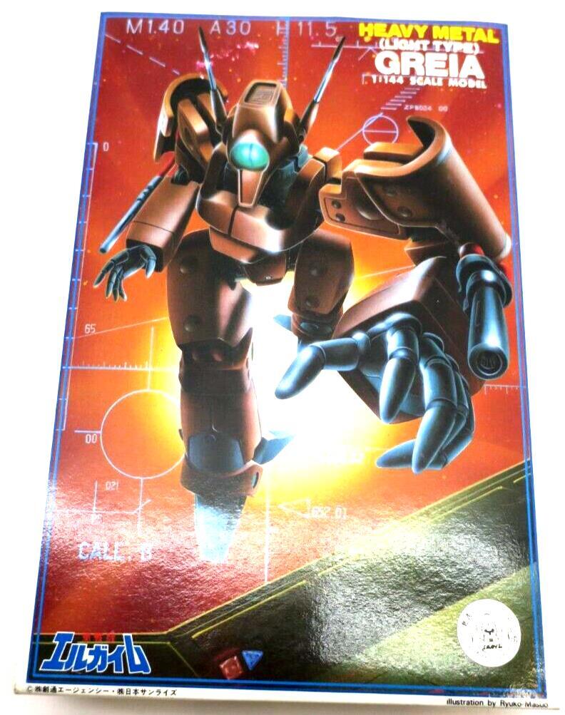 Vintage Bandai Heavy Metal L-Gaim 1/144 Greia #3 Model Kit 0501503