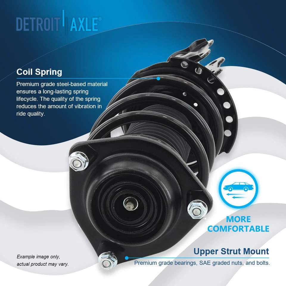 Puntales delanteros con muelles helicoidales barras estabilizadoras barras de amarre para Hyundai Elantra 2011-2016 Foto 3 de 4