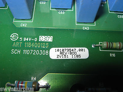 Powerware 101073547-001 Rev. B00 Control Board, Used