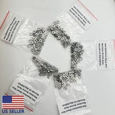 50PCS 6#-32 304 Stainless Steel Hex Machine Screw Nuts