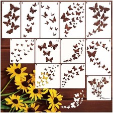 Large Butterfly Stencils for Painting A4 - Paint Stencils for Wood Burning, A...