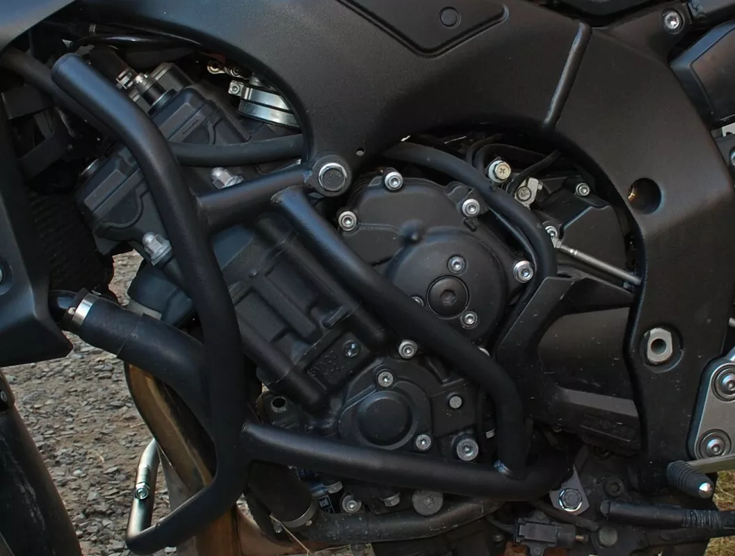 YAMAHA FZ1 S FAZER ENGINE GUARD CRASH BARS BLACK MOTORCYCLE BIKE