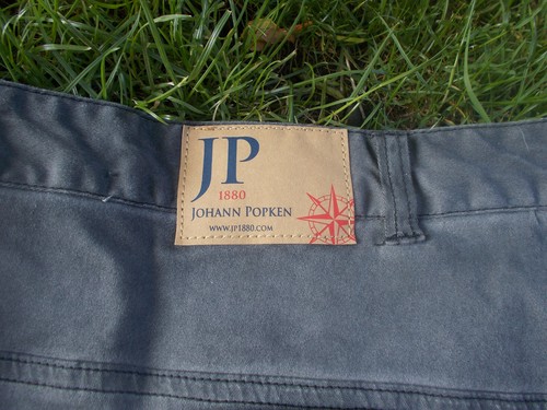 Short tyrolien coton gris délavé brodé feuilles Johann POPKEN w54 64 21SH11 - Imagen 7 de 12