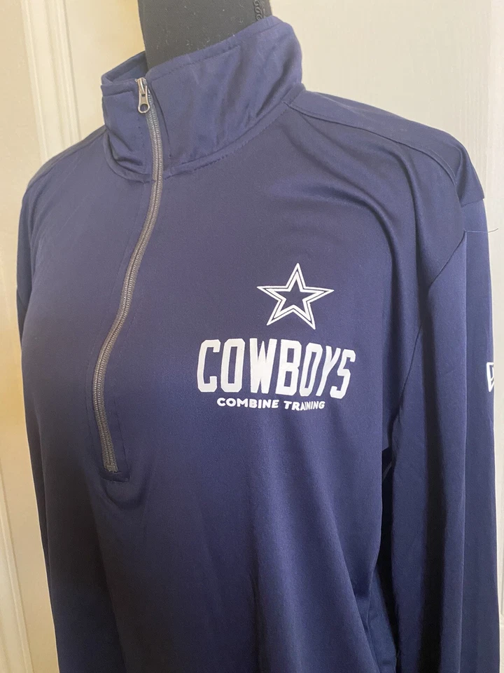 Dallas Cowboyss New Era 1/4 четверти молнии комбинированный подлинный размер большой - Изображение 4 из 4
