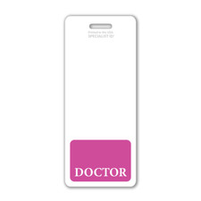 Doctor Badge Buddy Oversized Vertical XL ID Badge Backer for Doctors