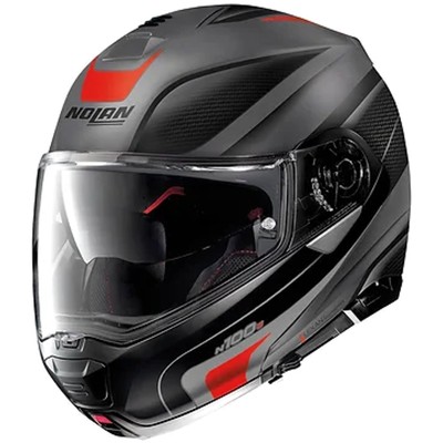 Nolan Motorrad Klapphelm M - N100-5 Orbiter N-Com 68 Flat Lava Grey