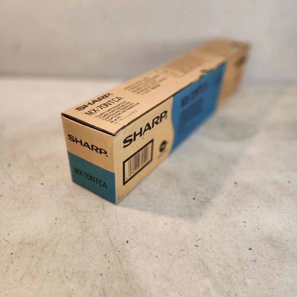 Sharp MX-70NTCA Cyan Toner Genuine New OeM Boxed free ship - Image 2 of 4