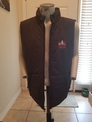 Vest - Brown - L NCHA World Championship Ft Worth Texas Puffer - Picture 5 of 23