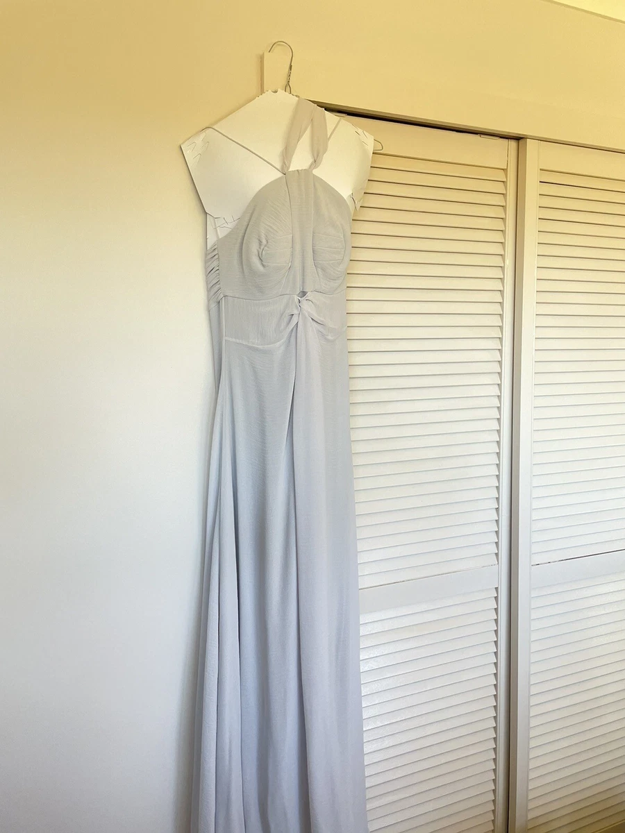 Vintage Toni maticevski Halter neck Gown Grey Size 8 EUC eBay