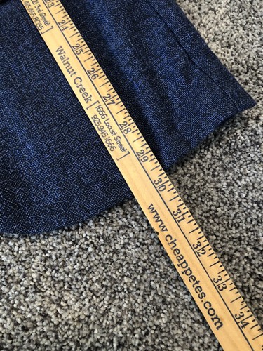 Scotch & Soda Men’s Blue Paisley Sports Coat Size XL Blue Wool Blend J372 - Picture 15 of 23
