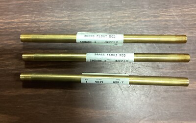 SQUARE D 9049 GBR-7 BRASS FLOAT ROD 7  Lot Of 3 E79