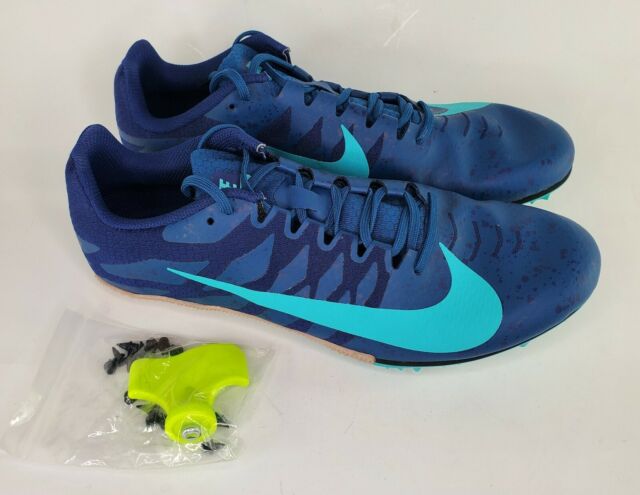 Nike Zoom Rival S9 Men's Track Sprint Spikes Size 11.5 Blue Teal 907564-402 | eBay